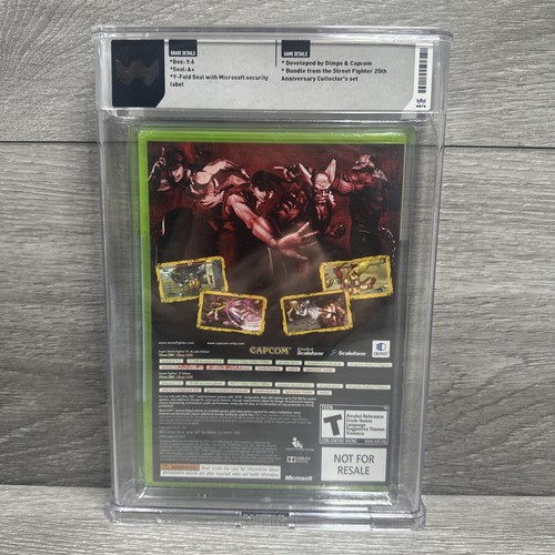 9.6 A+ Super Street Fighter IV: Arcade Edition X Tekken Xbox 360 WATA CGC VGA - Picture 4 of 8
