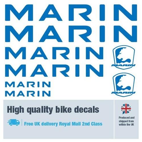 Marin new bike labels / decals / stickers, 5+ years external quality (23 pack) - Picture 5 of 16