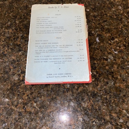 MURDER IN THE CATHEDRAL - T.S. ELIOT - 1950 Hardback With Dust Cover - Picture 5 of 9