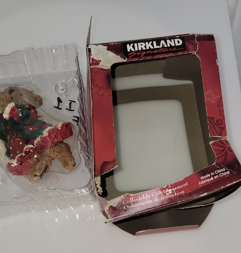 Juego de 2 adornos de ángel y ciervo de oso de peluche Kirkland de colección - Imagen 12 de 16