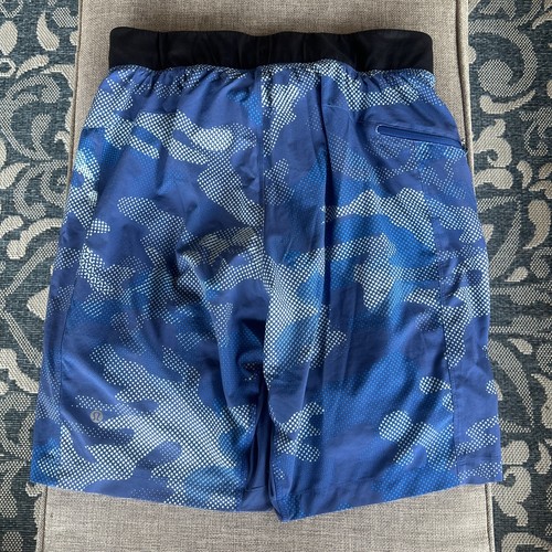 Lululemon THE Short 9” Blue Lined Athletic Shorts Men's Medium - 第 7/13 張圖片