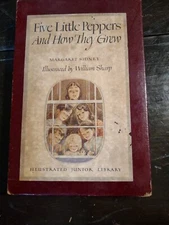 Five Little Peppers and How They Grew Margaret Sidney 1948 Original Slip Case