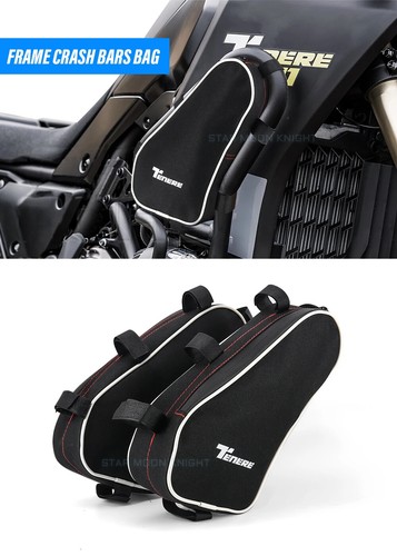 NEW Motorcycle Tool Bags Frame Crash Bars Bags For YAMAHA Tenere700 2019- 2024 - Picture 9 of 14