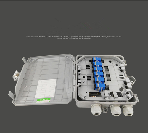 12 core optical fiber splitter box fiber optic terminal box indoor outdoor - 第 6/9 張圖片