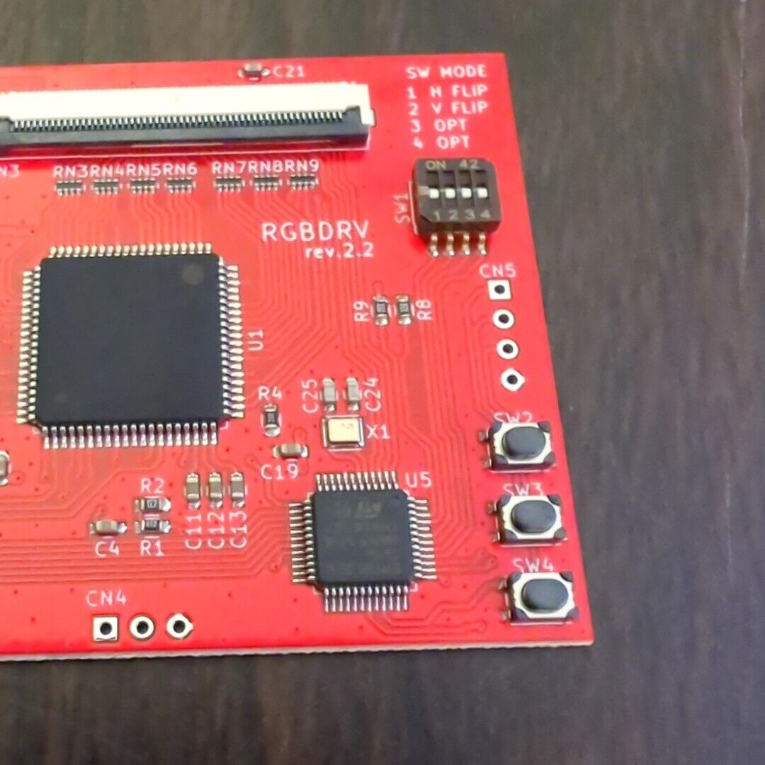 DIY PC ENGINE GT RGBDRV Ver2.2 RGB BOARD PCB for PC Engine DIY PC ENGINE GT RGBDRV Ver2.2 RGB BOARD PCB for PC Engine