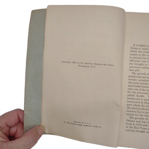 Amerikanisches Rotes Kreuz Lehrbuch über Haushygiene und Krankenpflege 1933 4. Auflage - Bild 10 von 12