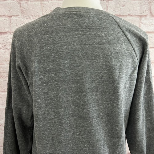 Toms womens top sweatshirt heather gray long sleeves crew neck size XS - Picture 6 of 7