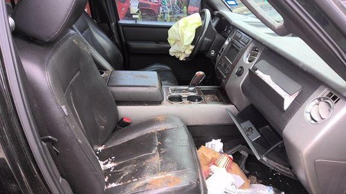 2007-2008 FORD EXPEDITION ENGINE BRAIN BOX ECM CONTROL MODULE ID7L1A-12A650-AJB - Picture 5 of 22