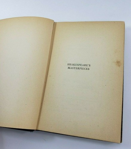 William Shakespeare Masterpiece Art Type Edition New York Boston Book  - Picture 8 of 12