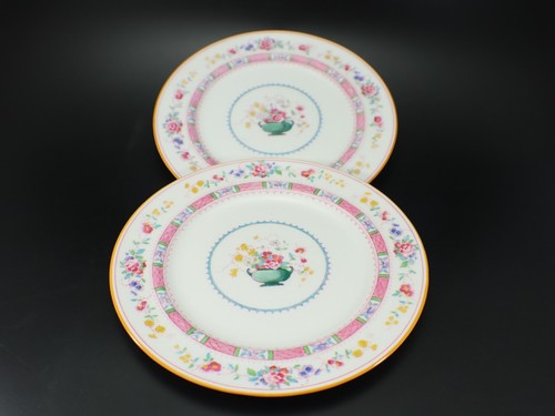 Royal Doulton Urne BROTTELLER 2er Set Blumenrand Blumen Vintage England - Bild 1 von 11