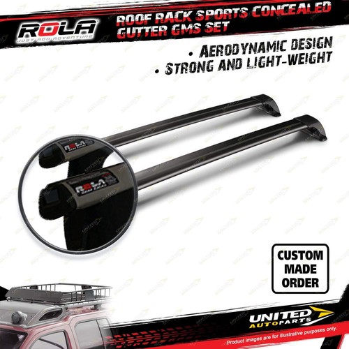 2 x Rola Sports Gutter GMS Roof Rack Bars for Holden Commodore VN VP VR VS - Picture 2 of 2
