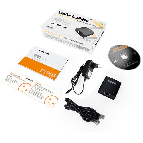 WAVLINK Sieć 10 / 100Mbps Ethernet na USB 2.0 Sieć LPR Zestaw serwera druku - Zdjęcie 10 z 10