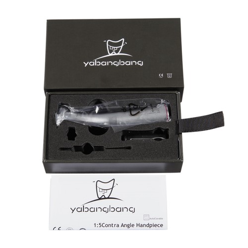 NSK Style Dental 1:5 Contra Angle 4 Water Sprays Low Speed Handpiece N-YB5 - Picture 5 of 10