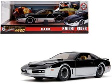 K.A.R.R. Black & Silver Knight Rider Tv Series 1/24 Diecast Model Jada 31115