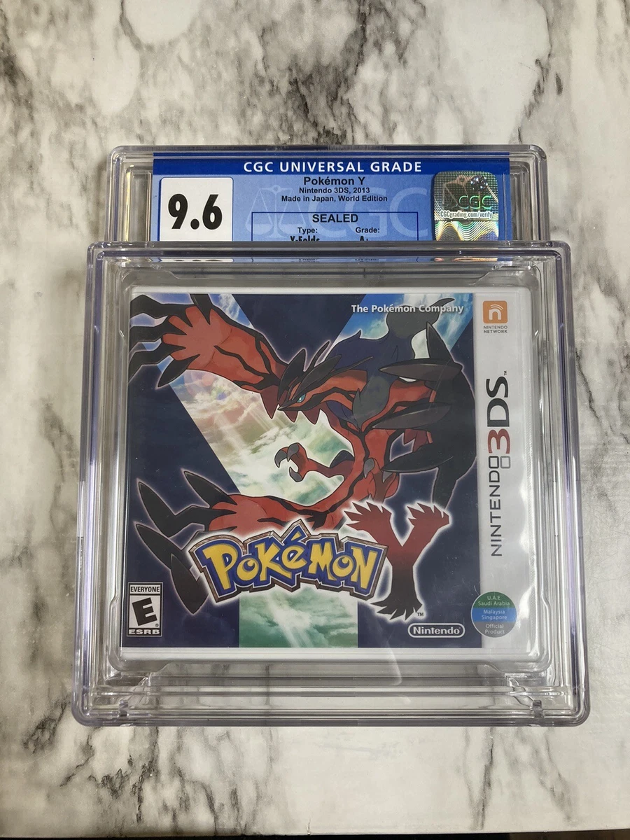 Nintendo 3DS - Pokémon Y, X & Omega Ruby all UKG graded