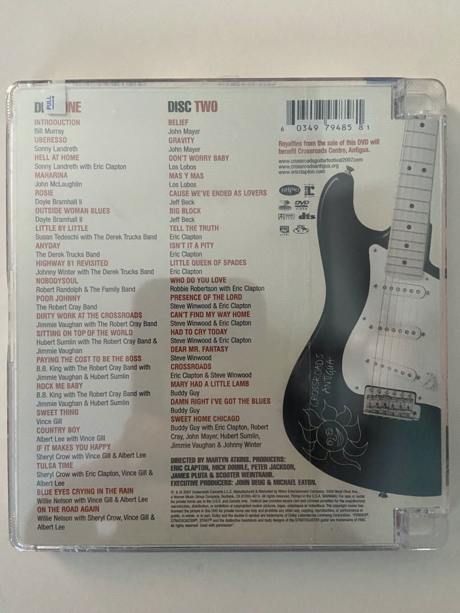 Eric Clapton - Crossroads Guitar Festival 2007 (DVD, 2010, 2-Disc