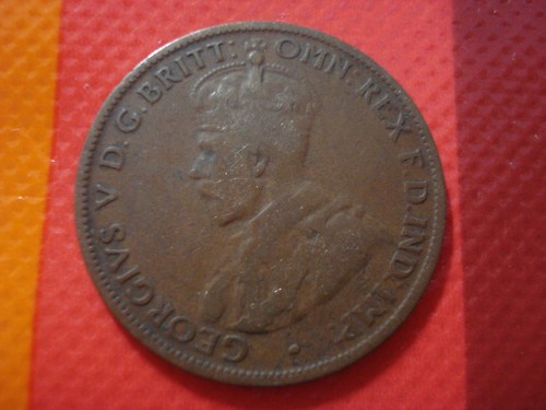 Moneda predecimal australiana de 1926. KGV (1/2) medio centavo. x 1 moneda sin clasificar - Imagen 2 de 2