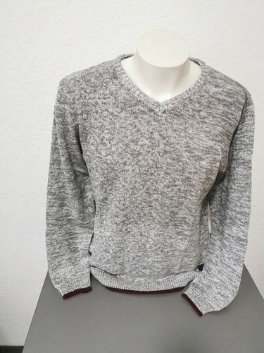 MILANO ITALY maglione a V maglione a V taglia L 52 grigio maglia scollo a V - Foto 1 di 7