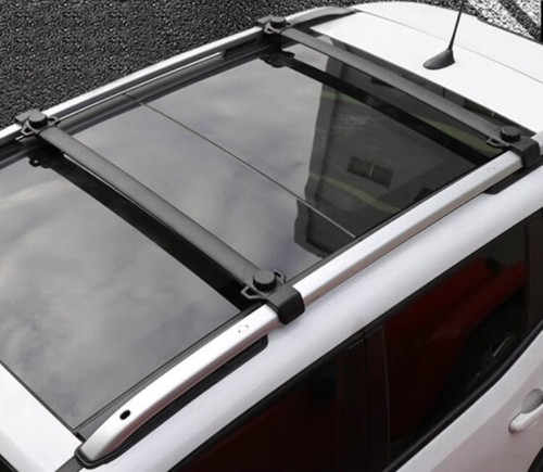 2pcs Black Crossbar Roof Rack Cross Bar for Jeep Renegade 2015-2023 - Picture 7 of 9