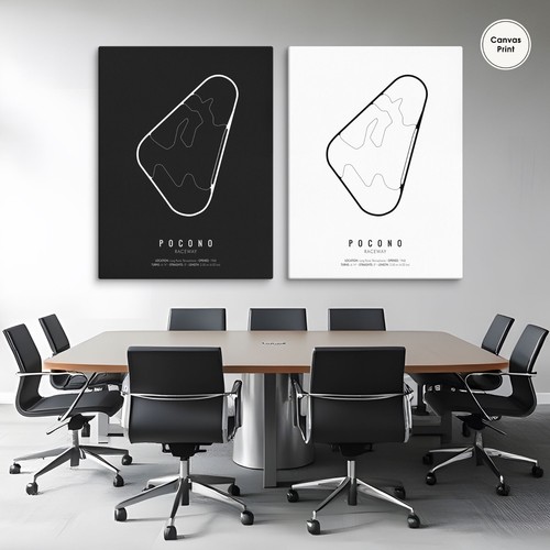 Pocono Raceway, Nascar Racetrack, Nascar Wall Art, Racetrack Wall Art - Picture 7 of 10