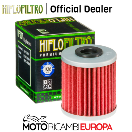 FILTRO OLIO HIFLO HF207 PER BETAMOTOR 300 EVO FACTORY 4T 2016 2017 - Imagen 1 de 4