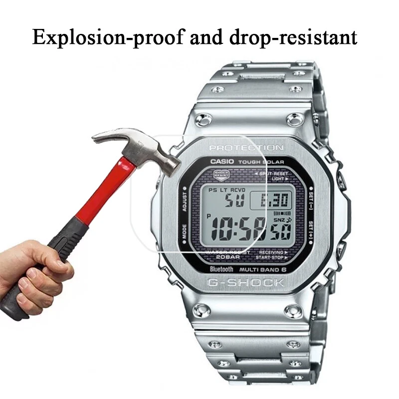 2x Película Protectora de Hidrogel Protector de Pantalla para Casio G-shock GWM-B5000D-1DR Foto 2 de 4