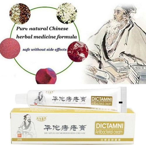 3Stk Hua Tuo Herbal DICTAMNI Antibakterielle Hämorrhoidencrem☆ - Picture 6 of 11