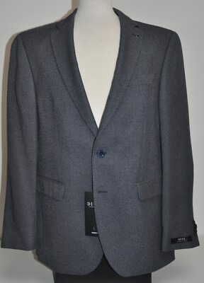 Digel Sakko Elton-OZ blau Gr. 52 Neu 2.Wahl Jeans-Optic mit Leinen