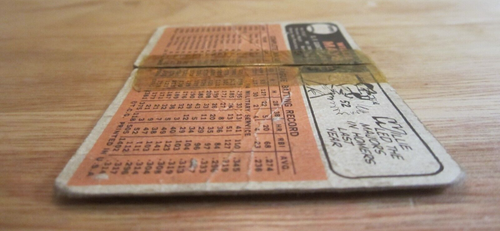 Willie Mays 1966 Topps #1 Trading Card MLB Baseball San Francisco Giants - Bild 7 von 10