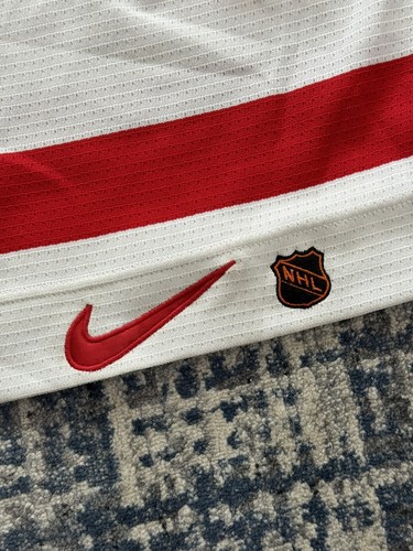 Vintage 90s Detroit Red Wings Chris Chelios Nike Authentic Hockey Jersey 56 NHL - Picture 6 of 17