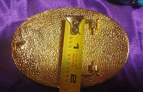 Vintage The State Of Texas W/Star & Filigree Silver Tone Belt Buckle - Picture 3 of 11