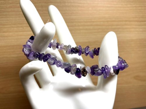 Crystal Gemstone Bracelet Bead Chakra Natural Stone Stretch Reiki Jewellery Gift - Picture 22 of 43