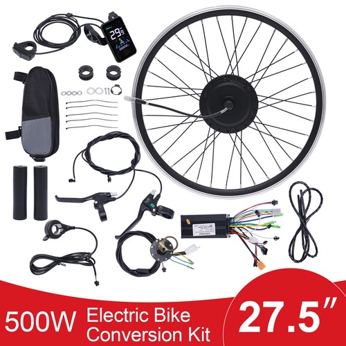 27.5'' LCD Electric Bike Conversion Kit E Bike Motor Wheel Conversion Kit 36V - Picture 1 of 24