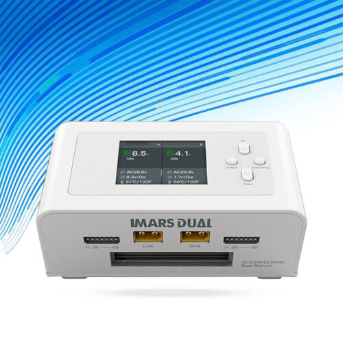 2.4 inch LCD Display Dual Channel AC200W/DC300W RC Lipo Battery Balance Charger - Picture 11 of 12