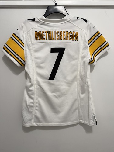 Nike OnField Pittsburg Steelers Ben Roethlisberger #7 NFL Jersey Kid Size M - Picture 2 of 2