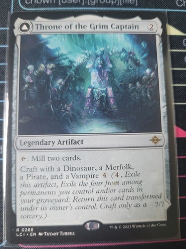 Throne of the Grim Captain The Lost Caverns of Ixalan Regular - Picture 1 of 1