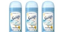 BL Secret Deodorant Spring Breeze Solid 2.6 oz -  THREE PACK 
