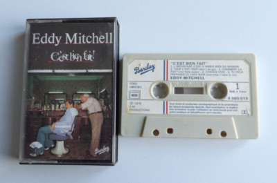 EDDY MITCHELL AUDIO CASSETTE ES IST GUT GEMACHT