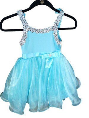Easter/Pagent  Girls Dress Sky Blue Size 5t, New With Tags. Beautiful PGT1012 