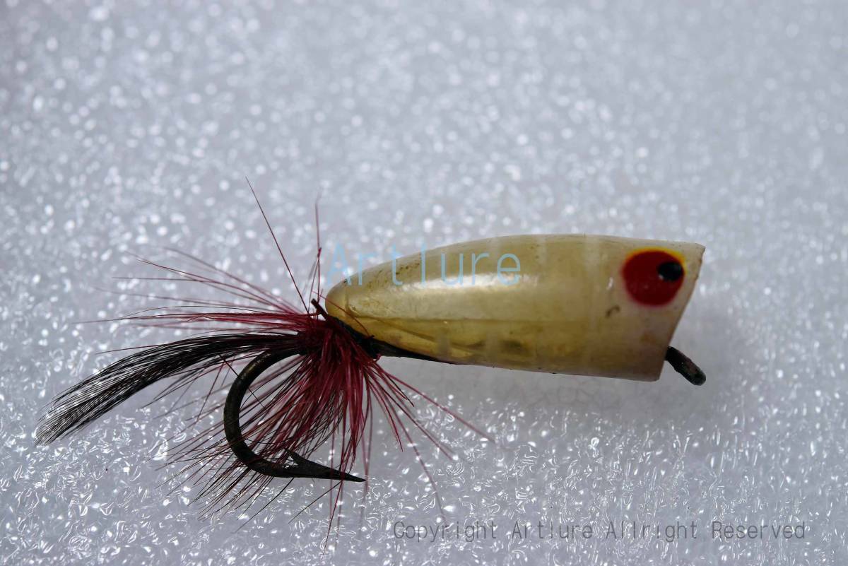 Heddon Chugger, fly size, rare vintage fly rod lure Heddon Chugger, fly size, rare vintage fly rod lure