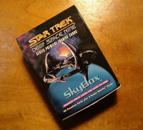 L@@K Star Trek Deep Space Nine DS9 1993 Trading Card Set Sky box 48 Cards MINT - 第 2/6 張圖片