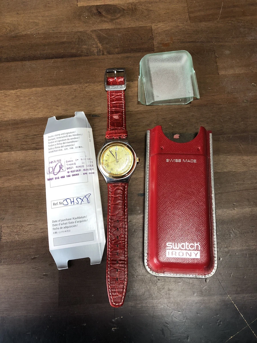 Swatch irony red sale