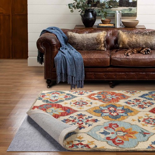 Lima Non-Slip Floor Protector Polyester Felt and Rubber Indoor Area Rug Pad - Picture 63 of 76