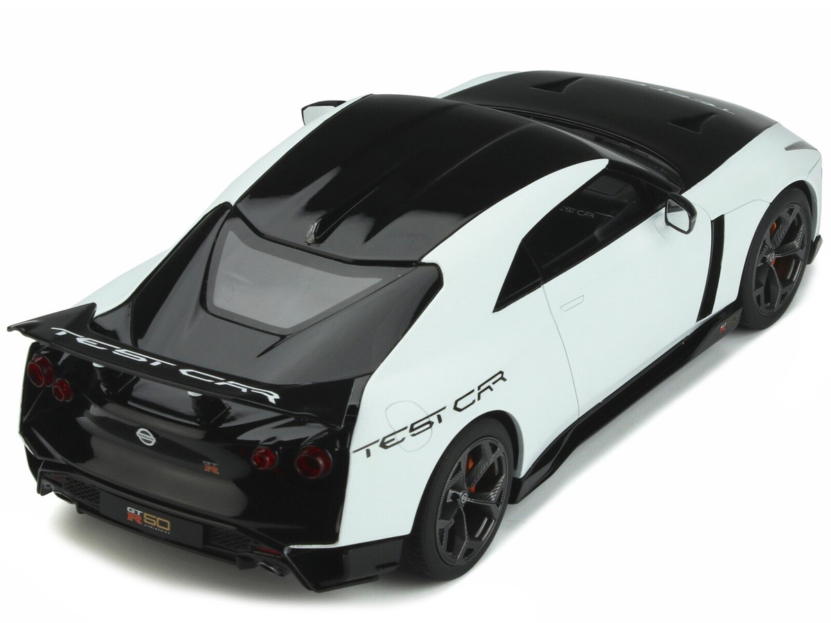 2021 NISSAN GT-R50 TEST CAR BLACK & WHITE 1/18 MODEL CAR BY