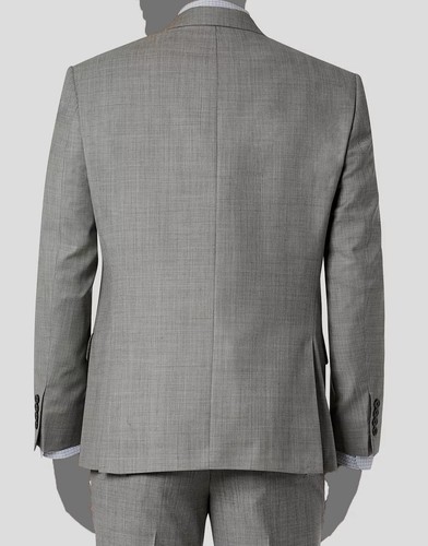 $450 Ralph Lauren Men's Gray Classic-Fit Wool Suit Jacket Blazer Size 50L - Picture 2 of 3