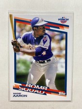 Hank Aaron 2022 Topps Opening Day Bomb Squad Atlanta Braves #BS-1 Card
