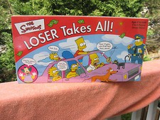 The Simpsons Loser Takes All 2001 By Rose Art~New $ Factory Sealed!
