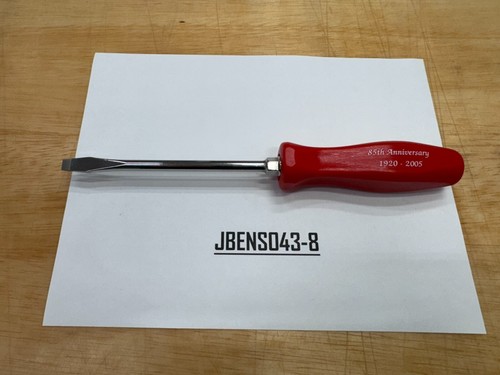 Snap-on Tools RARE 85th Anniversary Hard Grip 5/16" Flat Head Screwdriver SDD6 - Picture 6 of 7