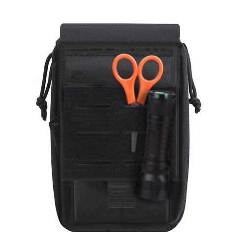 Nylon Tactical Molle Bag Storage Pack Handbag Carry Scissors Medicine Flashlight - Picture 9 of 15