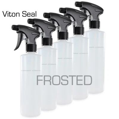 500ml Bottles Trigger Sprays Viton Seal Chemical Resistant Valeting Autobright